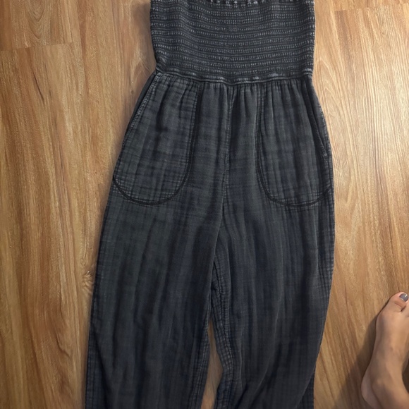 Z Supply Black Santos Gauze Jumpsuit - Picture 3 of 3